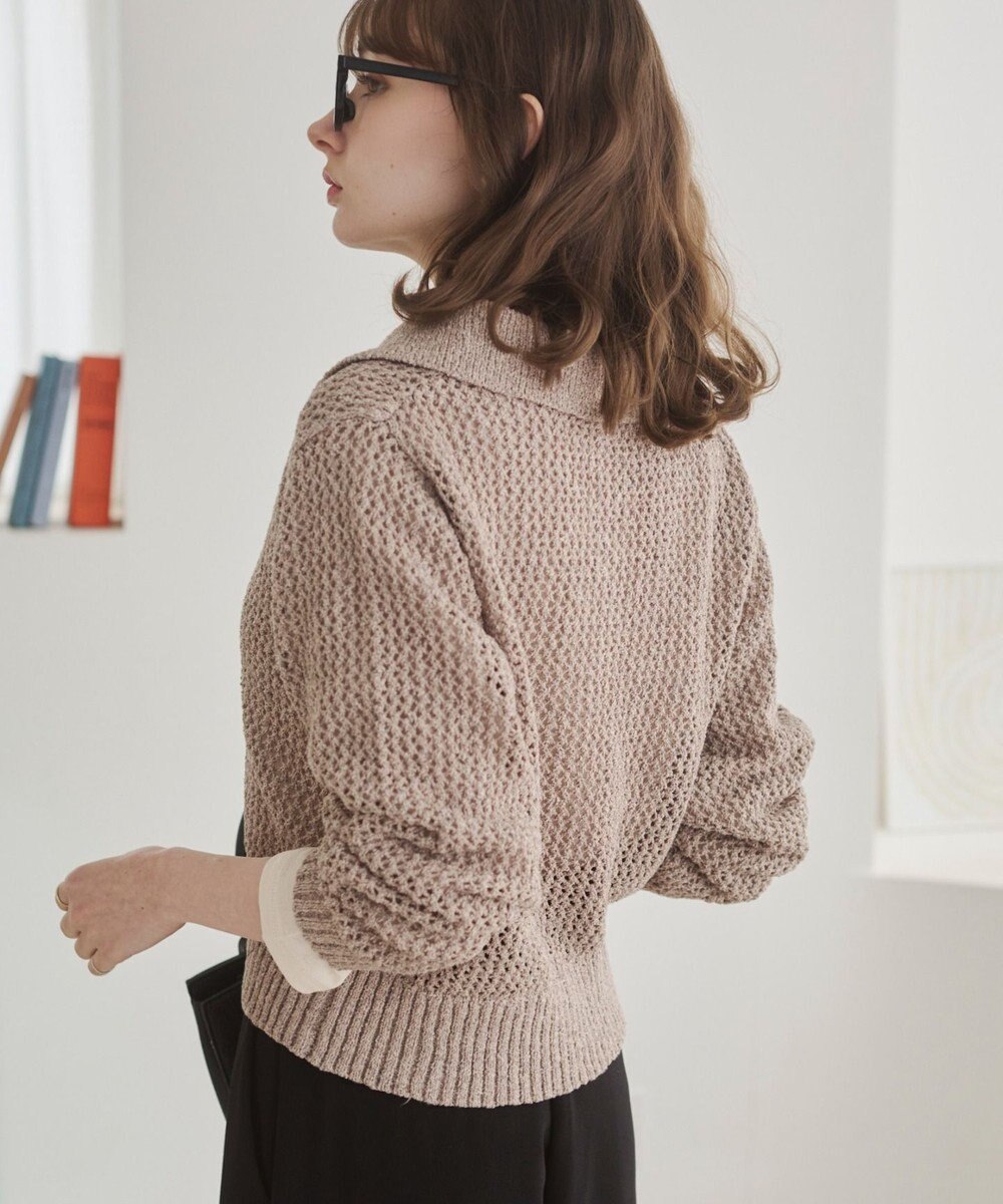 WEGO 【ANGIE VINTAGE】MIXメッシュポロニット 
