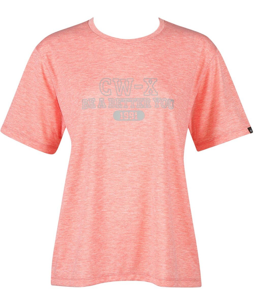 CW-X 【UNISEX】 CW-X トップス 3分袖 カジュアルＴシャツ 少しゆったりとした着用感 吸汗速乾 半袖 ユニセックス DLR105 /ワコール 