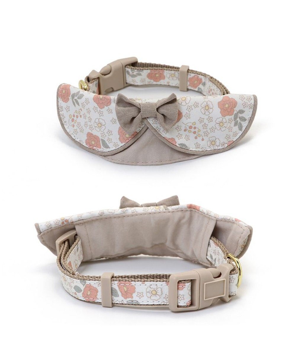 PET PARADISE 花柄 襟付首輪 おしゃれ 【ＳM】 中型犬 