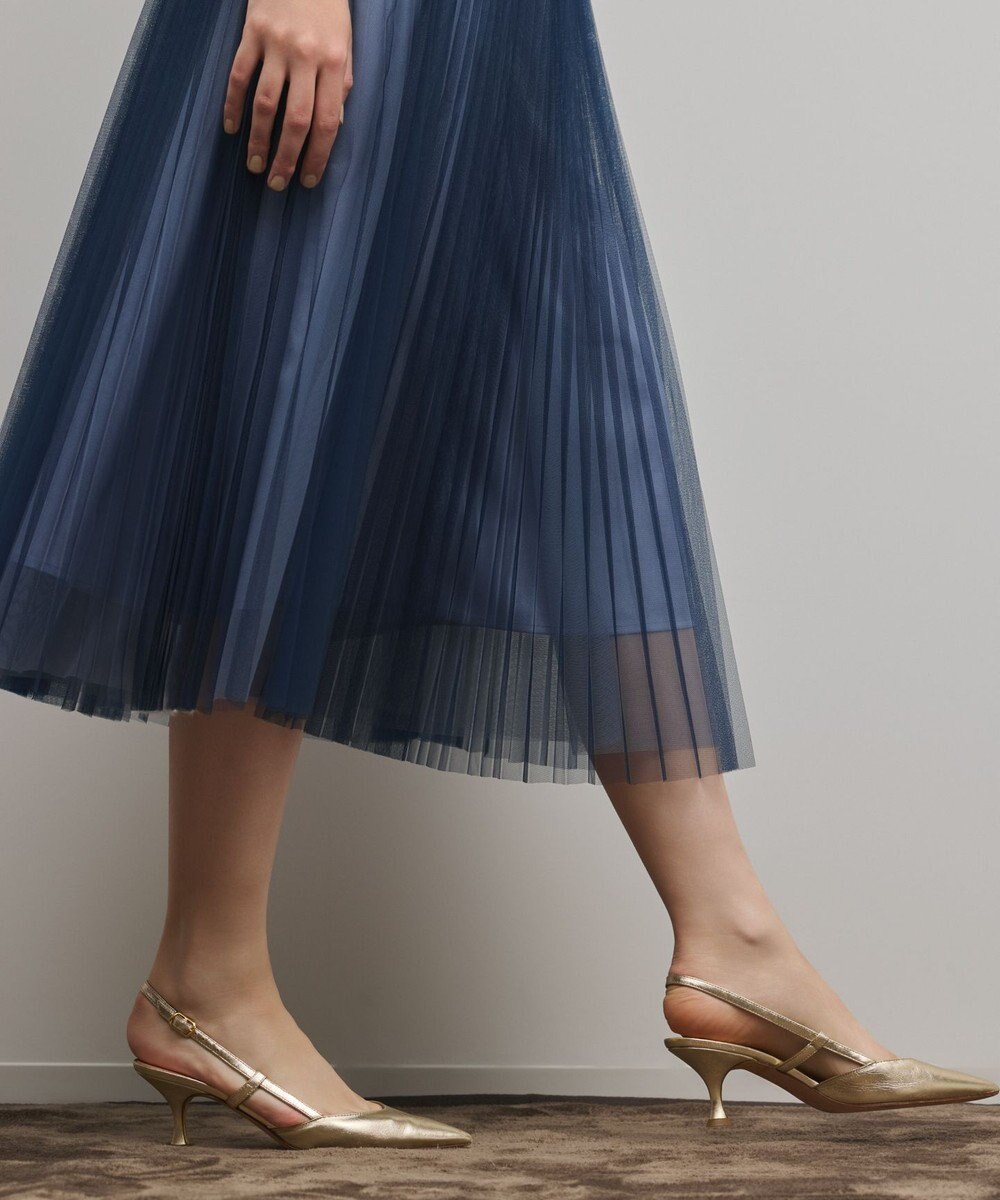 GRACE CONTINENTAL コードレースプリーツワンピース 