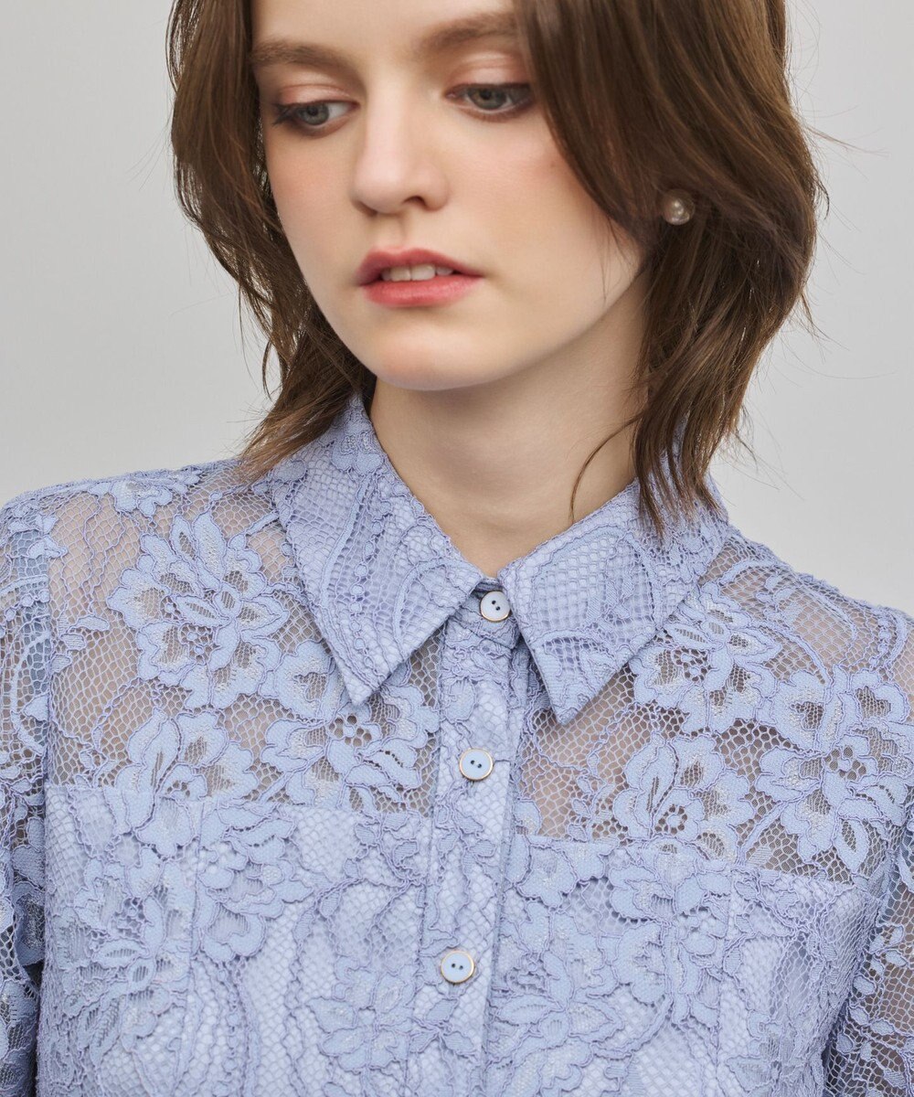 GRACE CONTINENTAL コードレースプリーツワンピース 