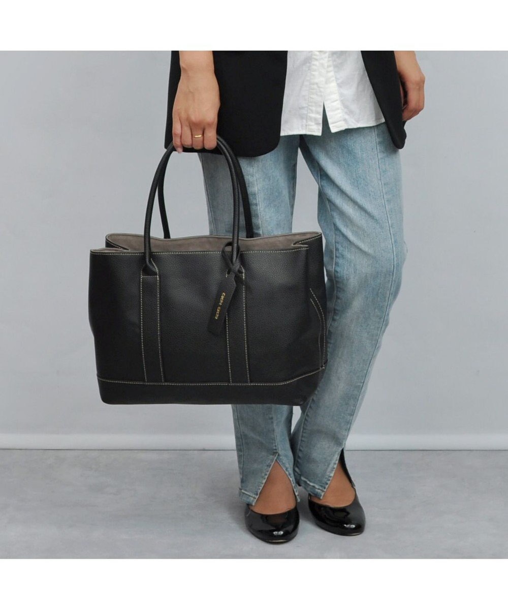 UNBILLION cachecache パーテーションPUトートバッグL 