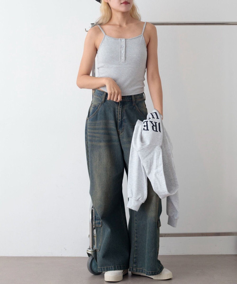 WEGO ヘンリーデザインカップインキャミ 