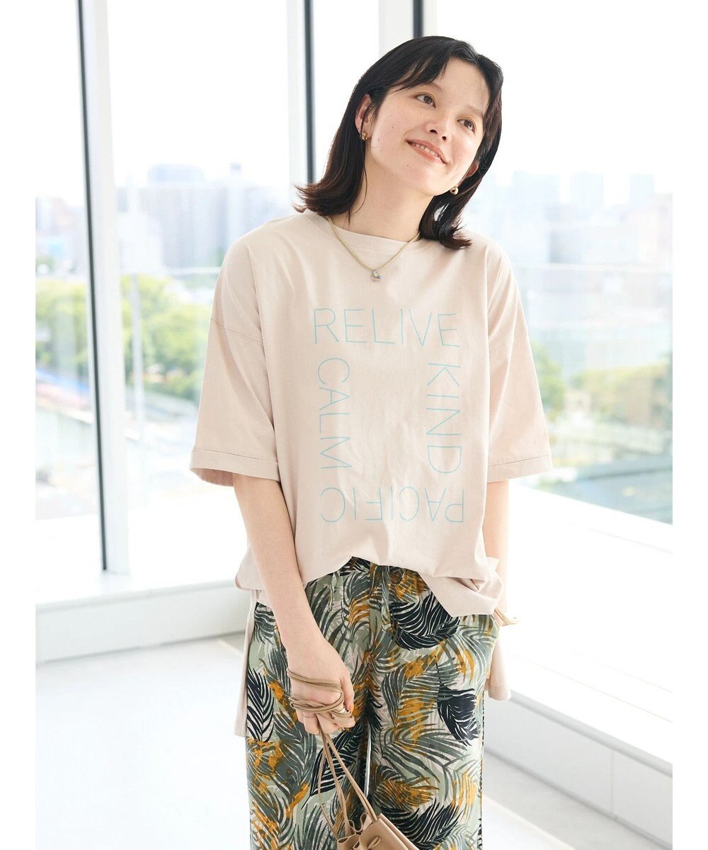 CRAFT STANDARD BOUTIQUE シルケット天竺　スクエアＰＴ　ＢＩＧ　Ｔｅｅ　Ｓ／Ｓ 