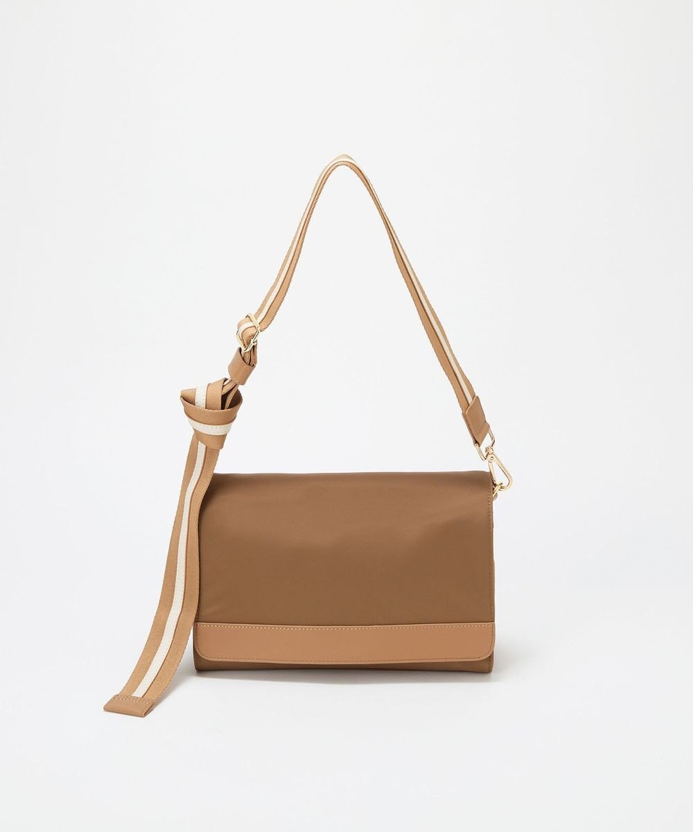 TOPKAPI 【TREASURE TOPKAPI】ナイロン ストライプ ベルト フラップ ショルダー バッグ 