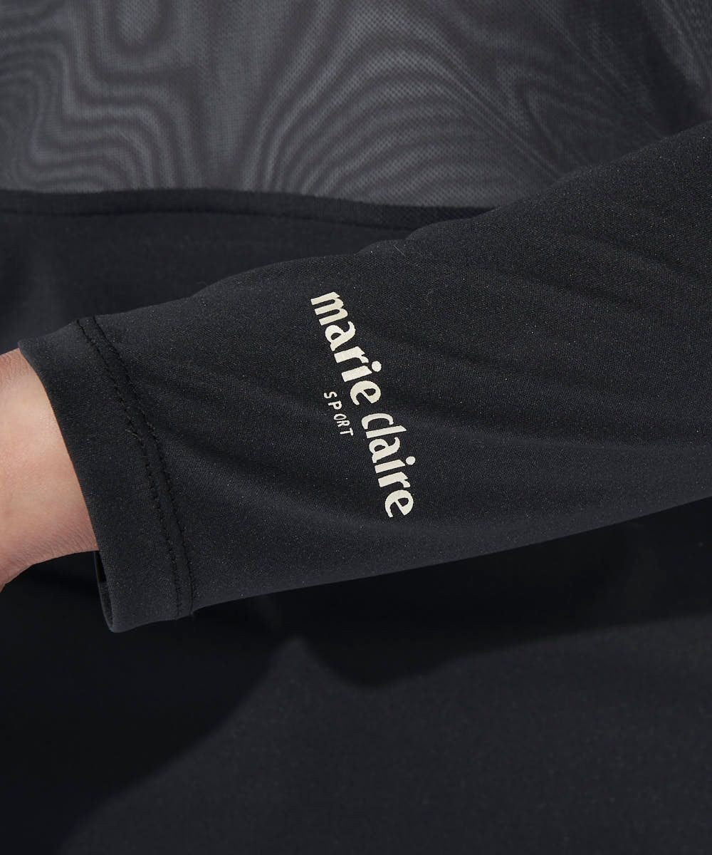 FILA GOLF／marie claire 【Marie claire sports】ハイネックメッシュアンダーシャツ 