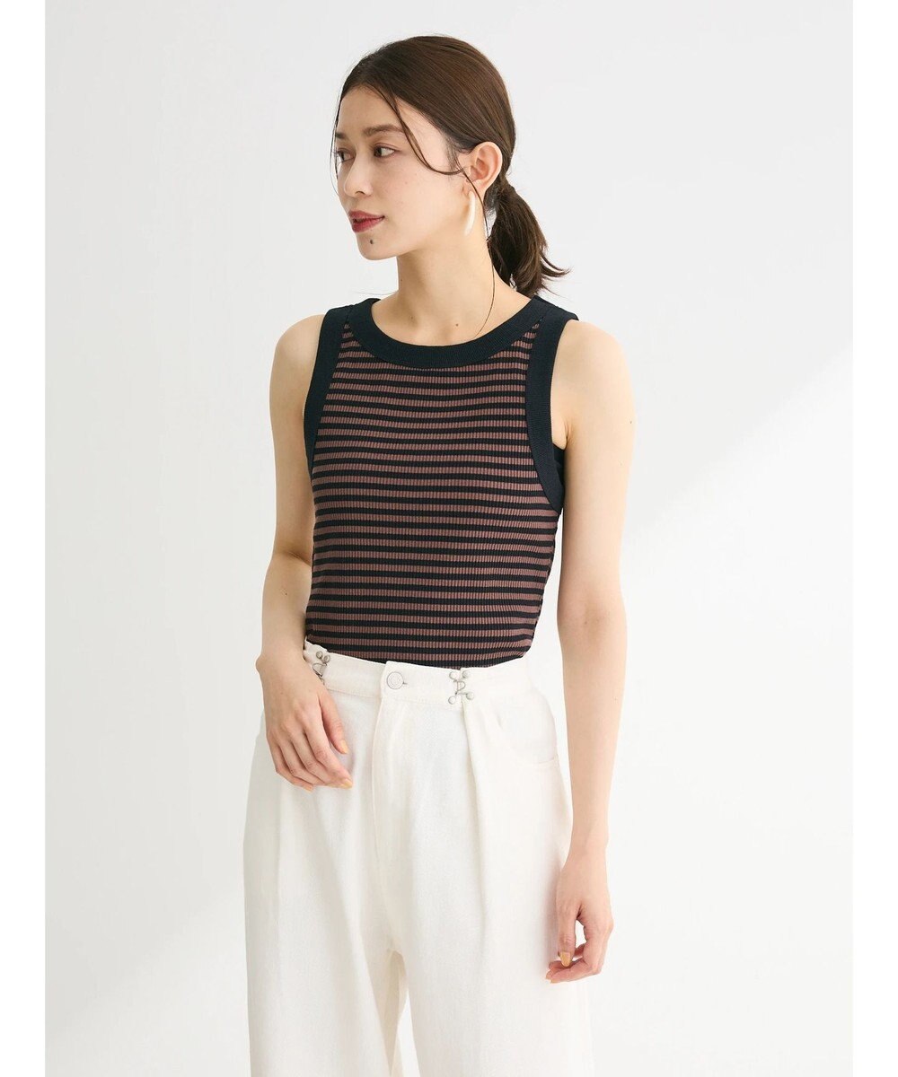 Green Parks ・ＳＵＧＡＲ　ＳＰＯＯＮ　ボーダーアメスリタンクトップ 