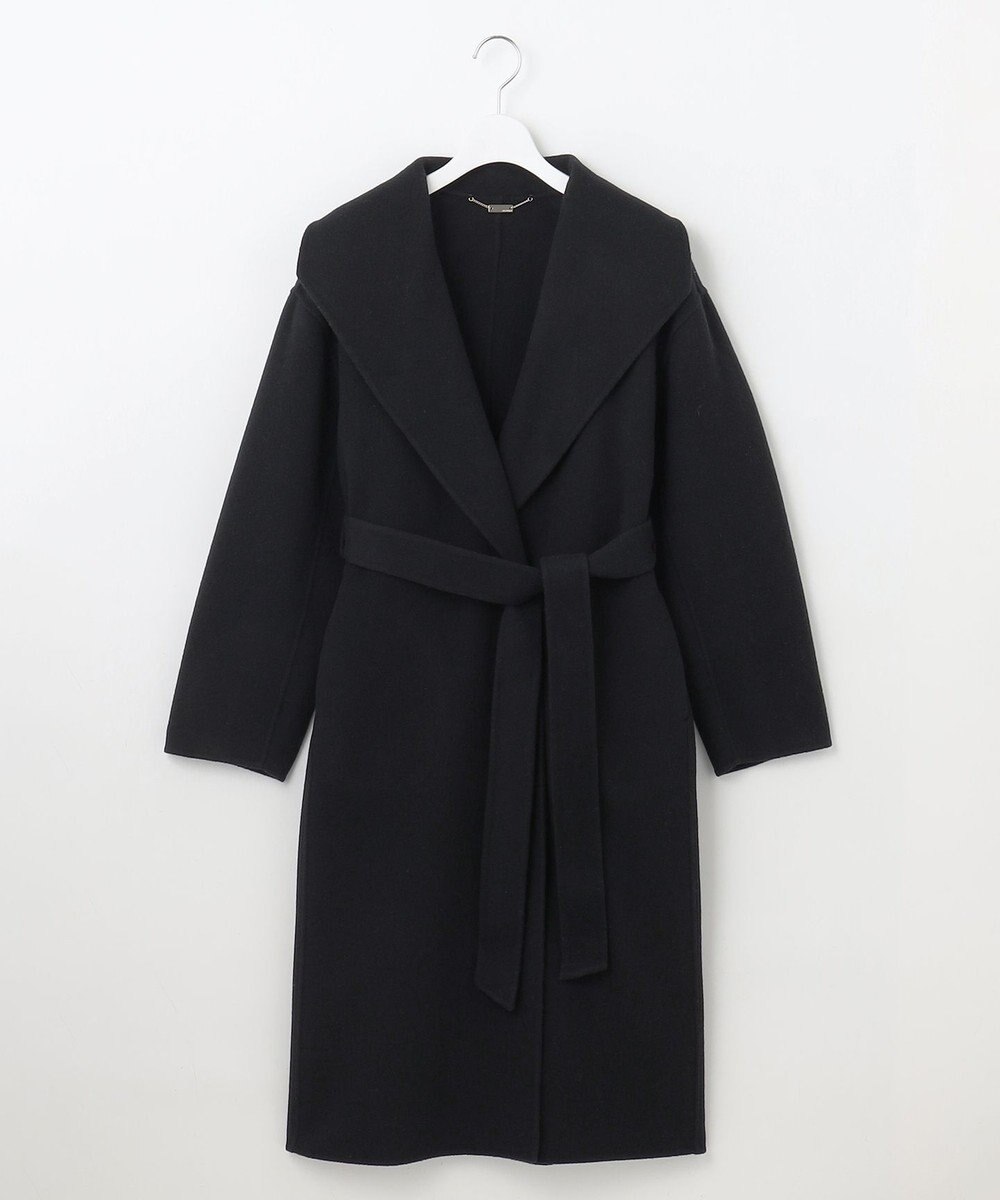 自由区 S ウールリバーロング コート 