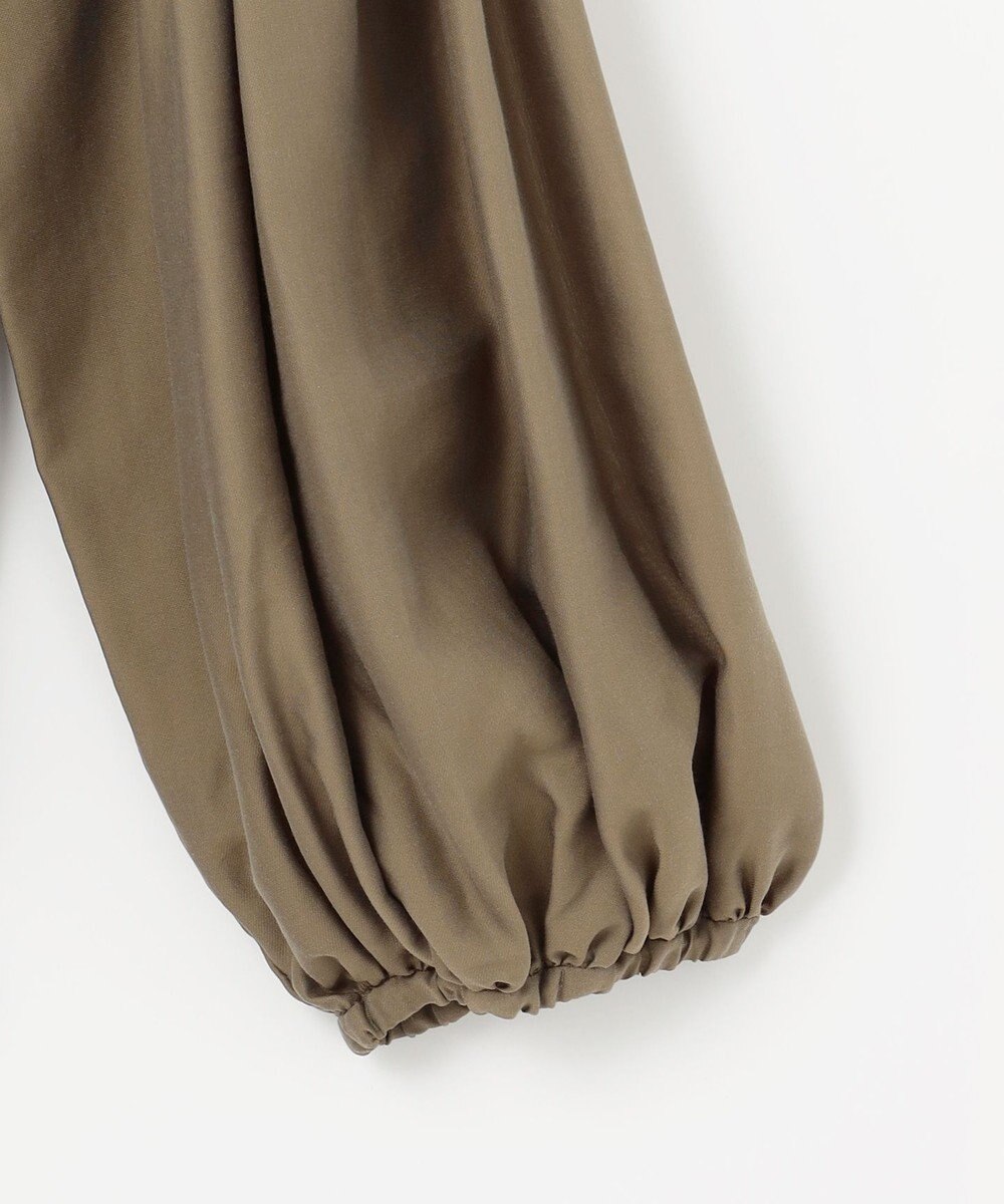 自由区 S 【洗える】キュプラコットンツイルプルオーバー ブラウス 