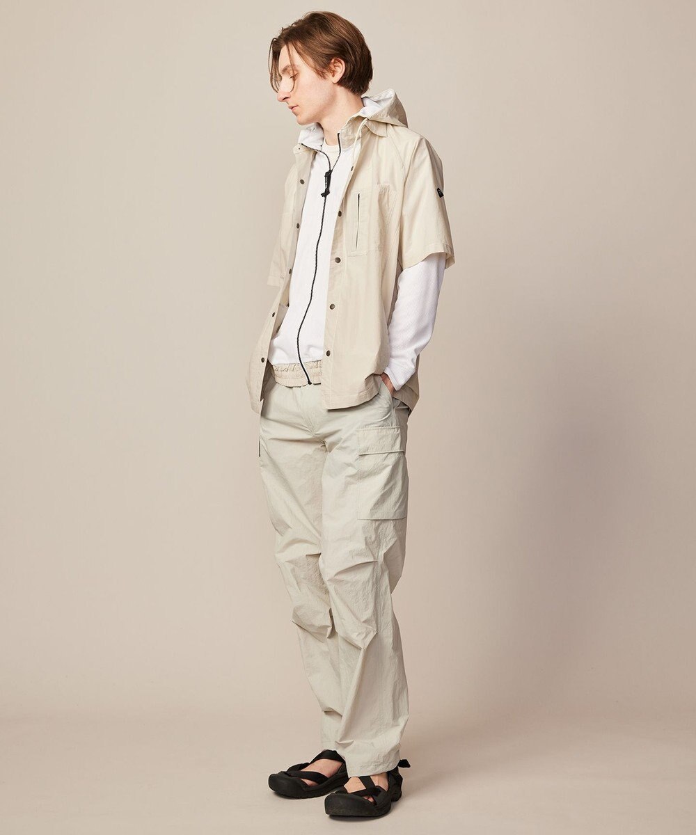 JOSEPH ABBOUD MOUNTAIN 【軽量/ECO撥水/ストレッチ/男女兼用】ライトワッシャー アウトドア 半袖 シャツ 