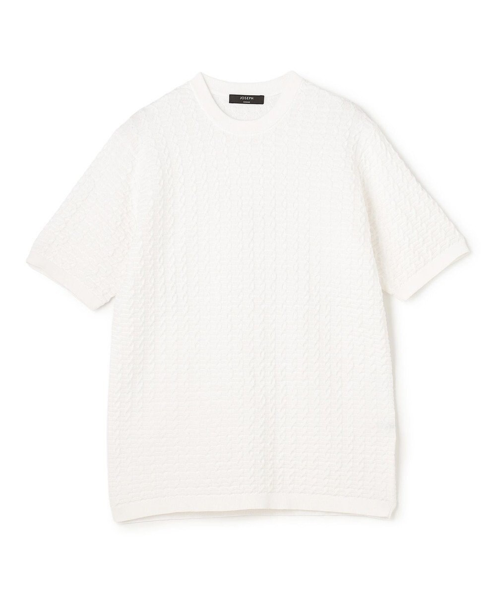 JOSEPH HOMME ドライコットンリンクス　半袖クルーネックニット 