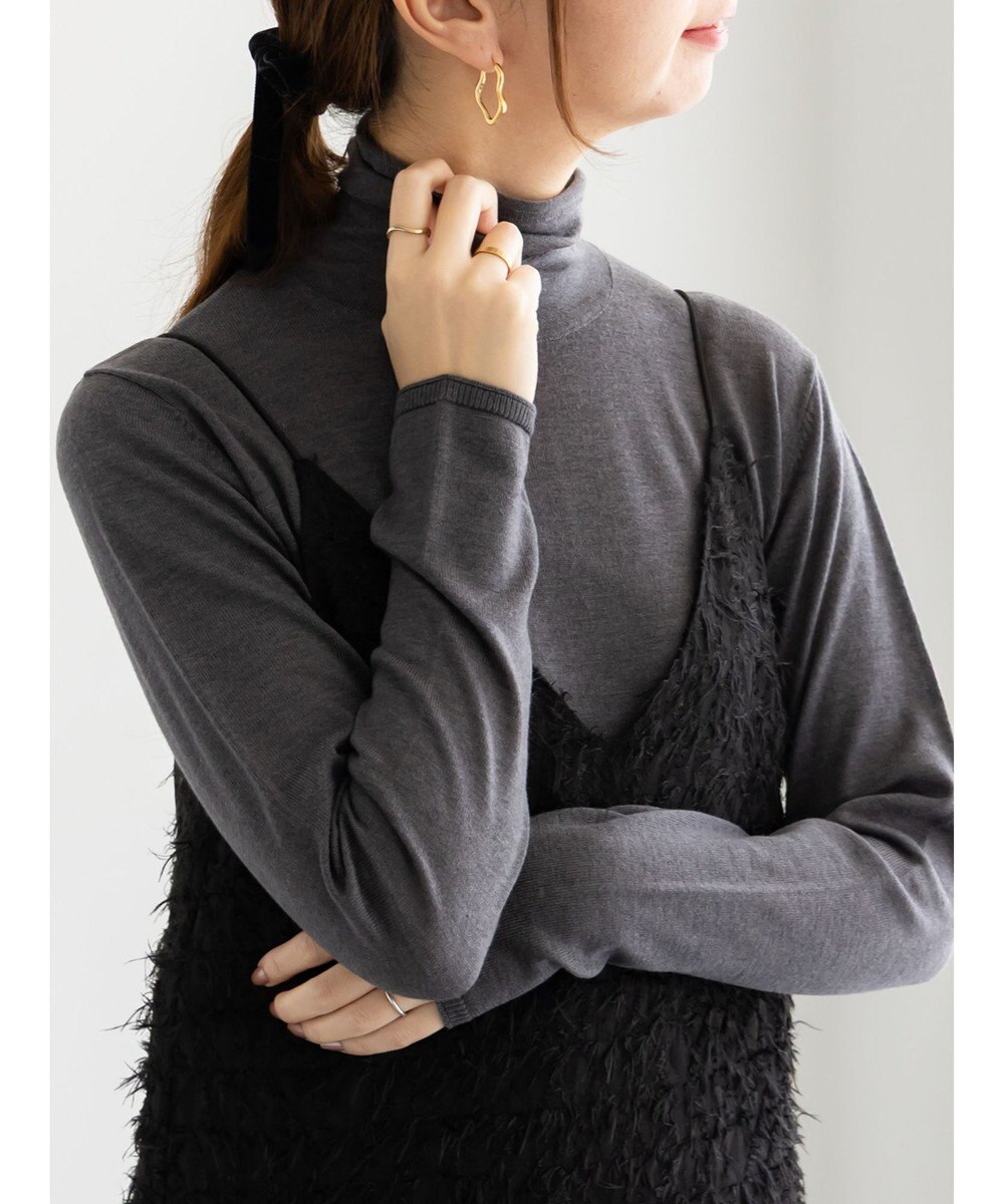 Te chichi ライトタートルニット 