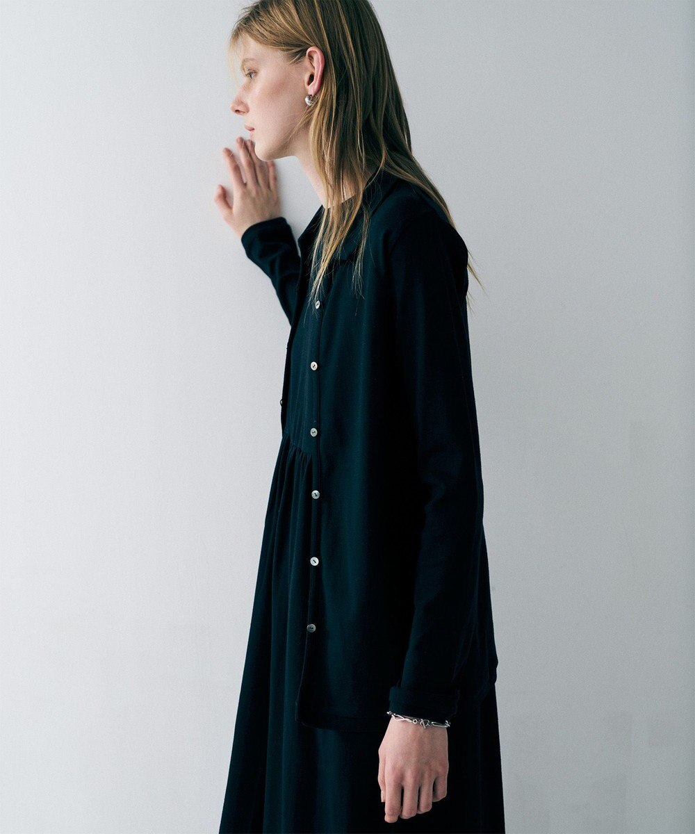 uncrave プレーンジャージー カーディガン 