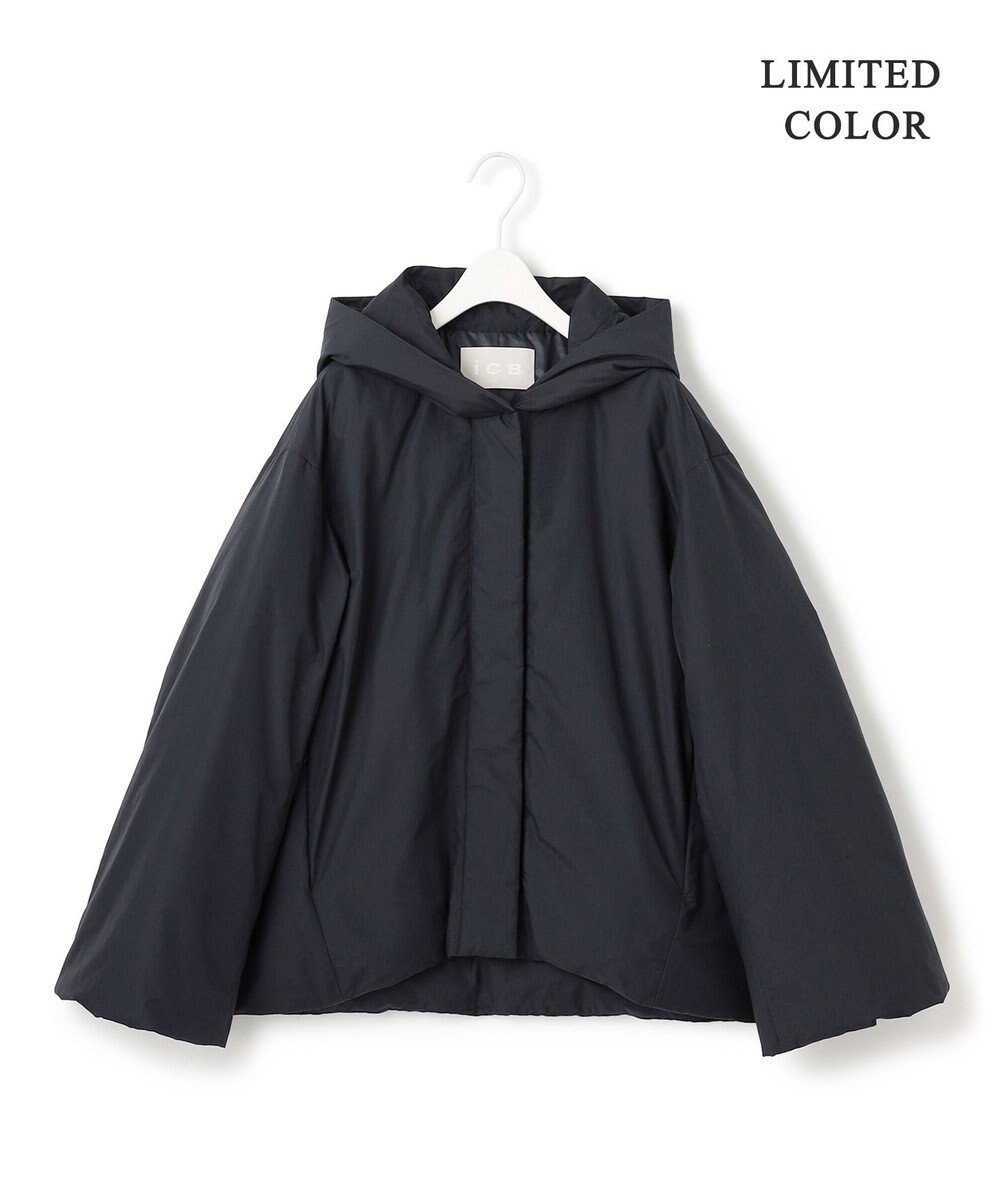 ICB 【WEB限定カラーあり・撥水加工】ADSダウン フーデットミドル丈コート 