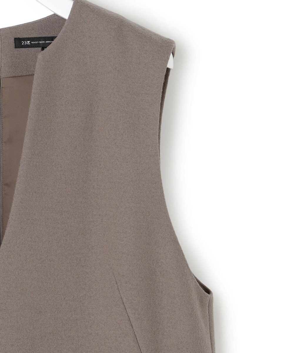 23区 ウールミルドジャージー ジャンパースカート 