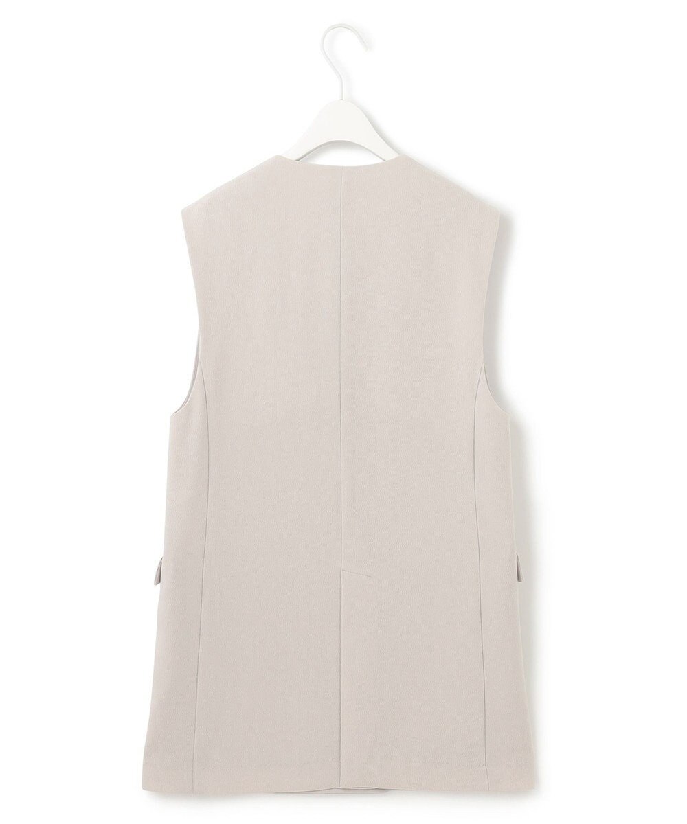 ICB 【WEB限定・洗える】BackSatinGeorgette ノーカラージレ 