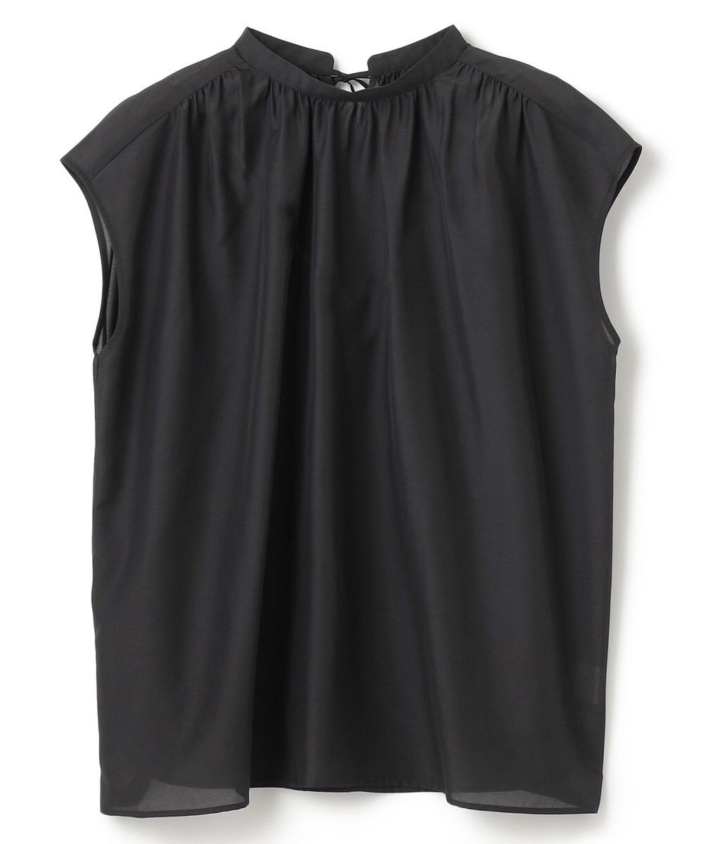 UNFILO シアー2WAYブラウス 