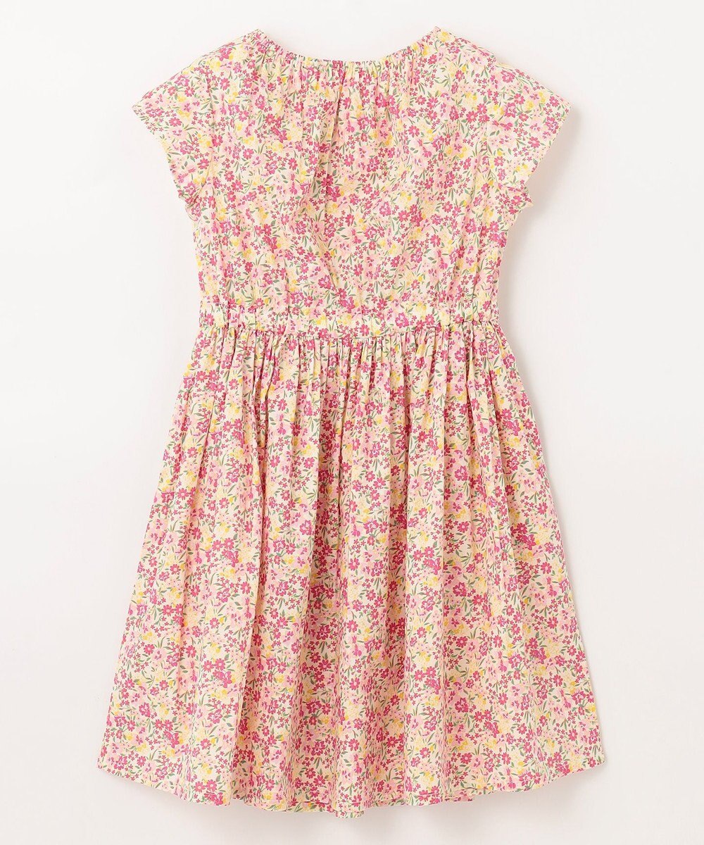 組曲 KIDS 【110-140㎝】リンドウプリント ワンピース 