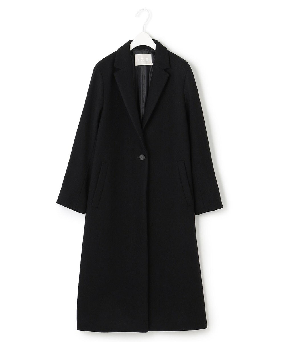 ICB ウールライトメルトン チェスターコート 