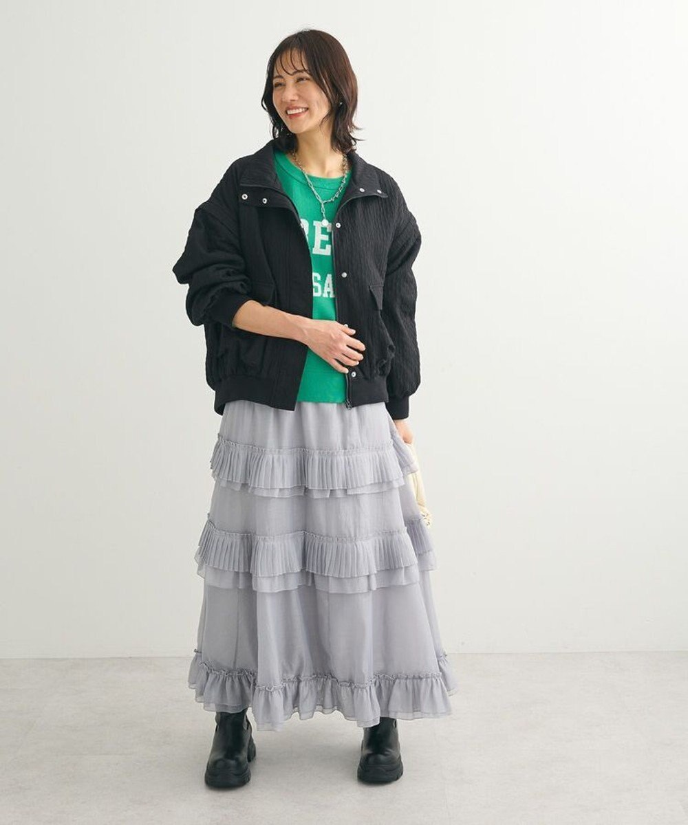 Green Parks ロゴラメニットプルオーバー 