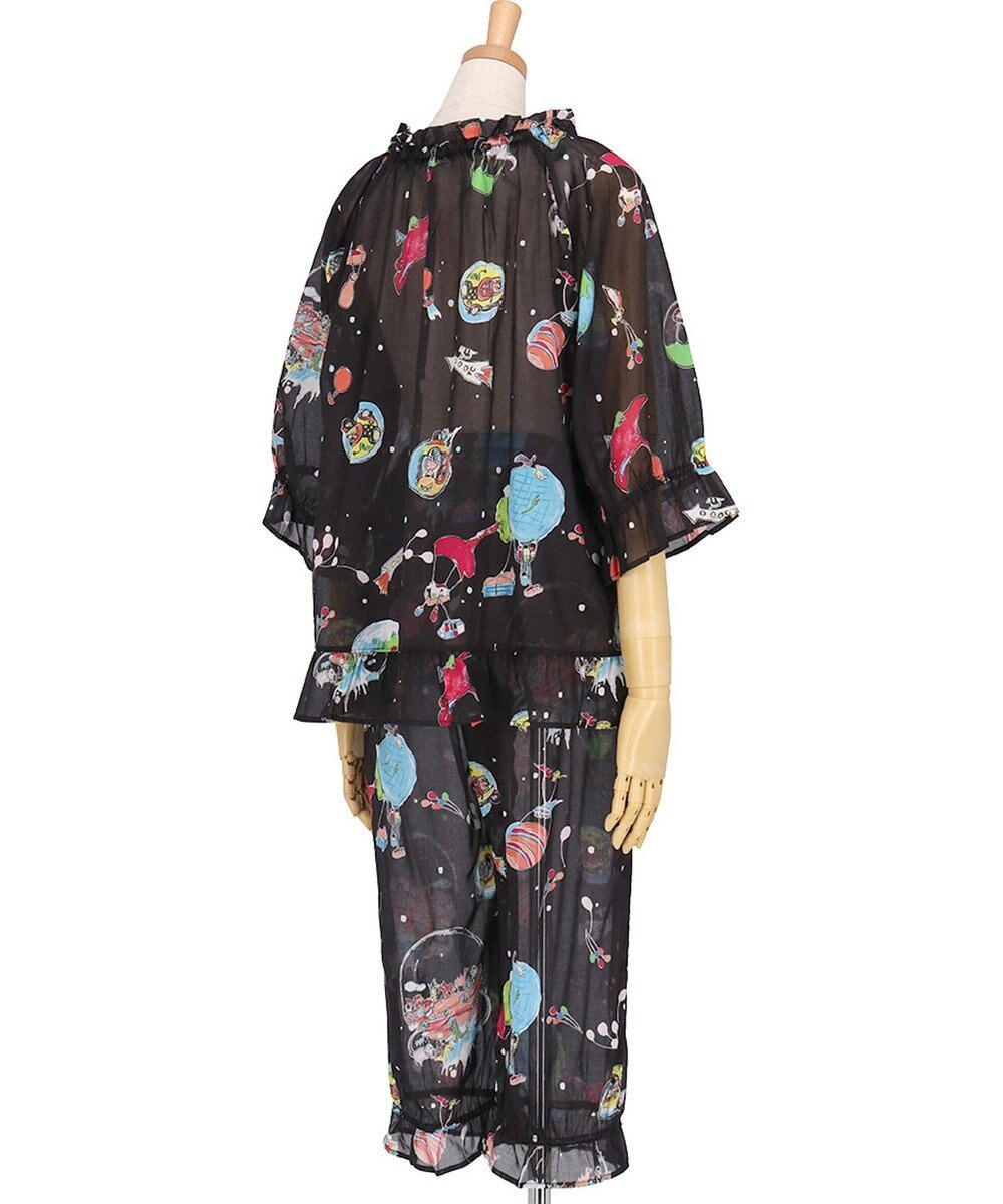 tsumori chisato SLEEP ツモリチサト パジャマ 7分袖 長袖 8分丈 綿100%(本体) ボイル素材 レディース UDT240 /ワコール 