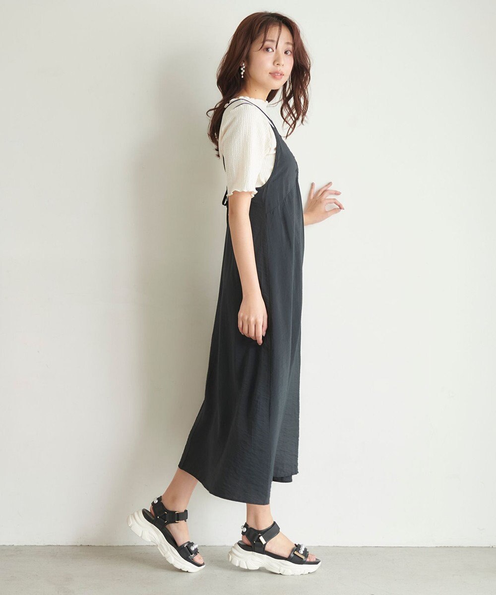 Feroux 【セットアイテム】シュリンクインナー × キャミワンピース 