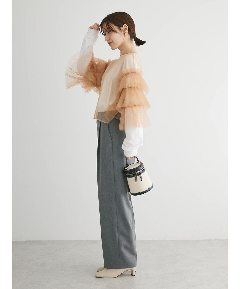 Green Parks ・ＥＬＥＮＣＡＲＥ　ＤＵＥ　２ｗａｙチュールブラウス 