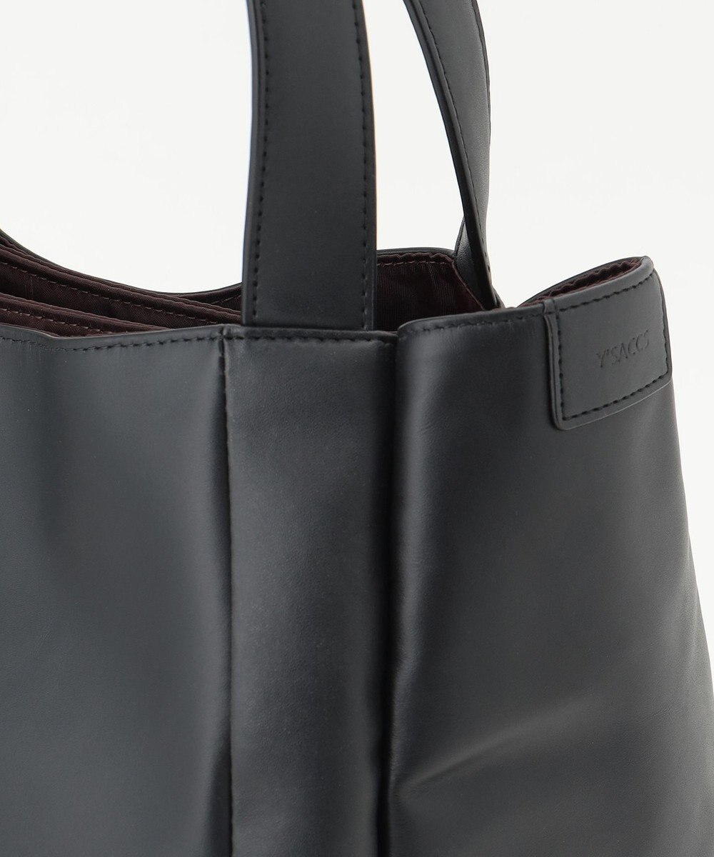 Y'SACCS カウレザー　3層構造すっきりトートバッグ 