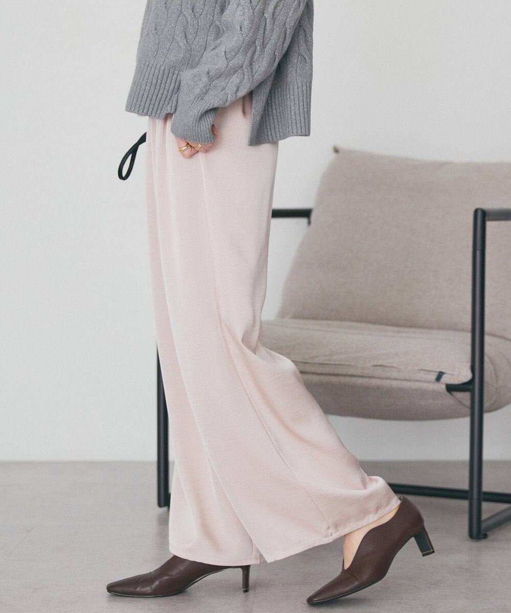 AMERICAN HOLIC サテンリラックスイージーパンツ 