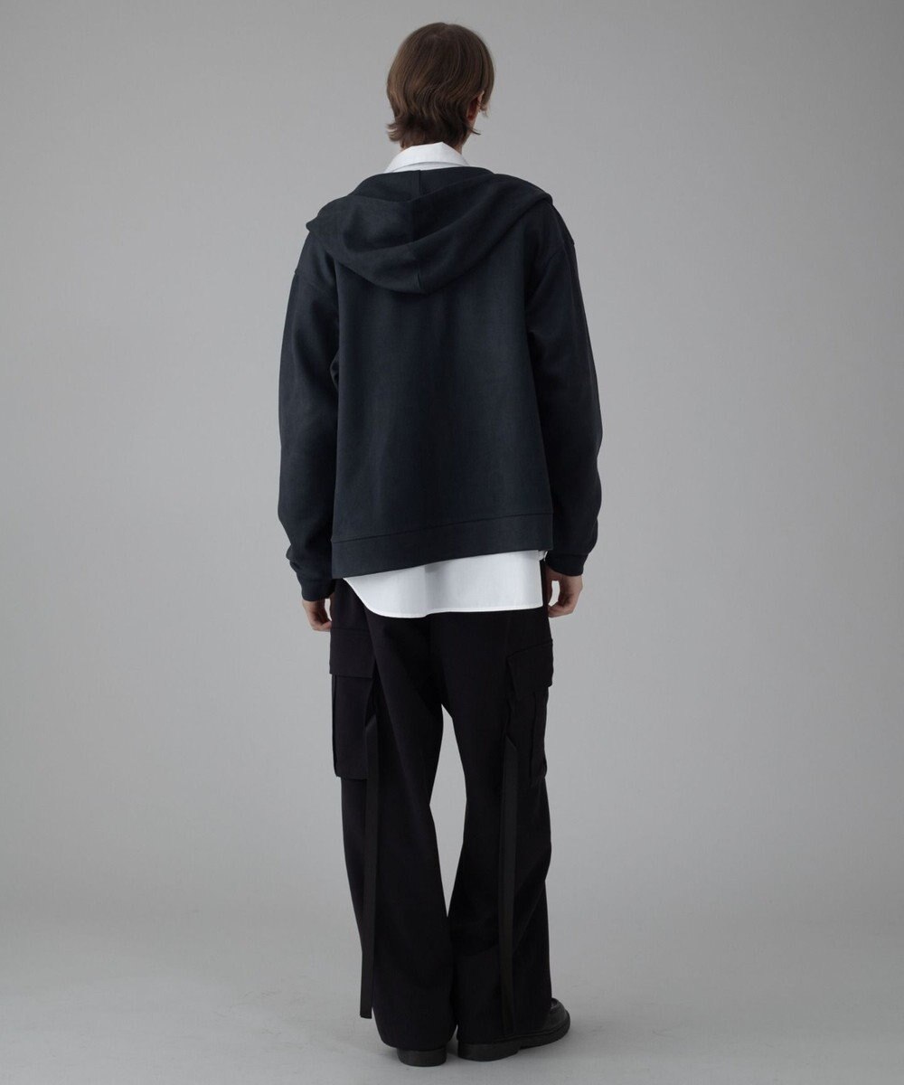 WEGO 【ユニセックス着用ITEM/MLサイズ展開】フェイクスウェードZIPパーカー 