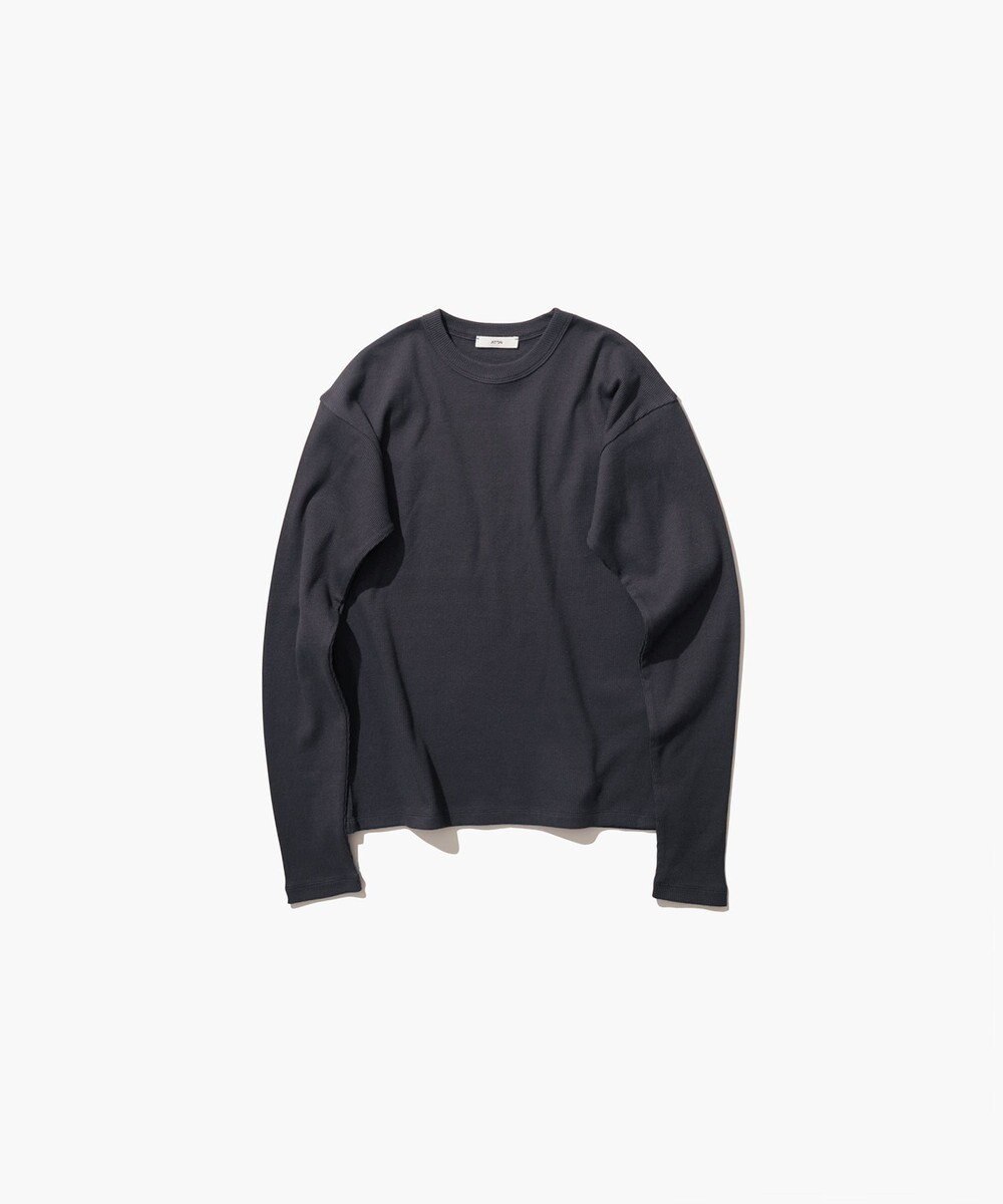 ATON RECYCLE SUVIN RIB | ロングスリーブＴシャツ 