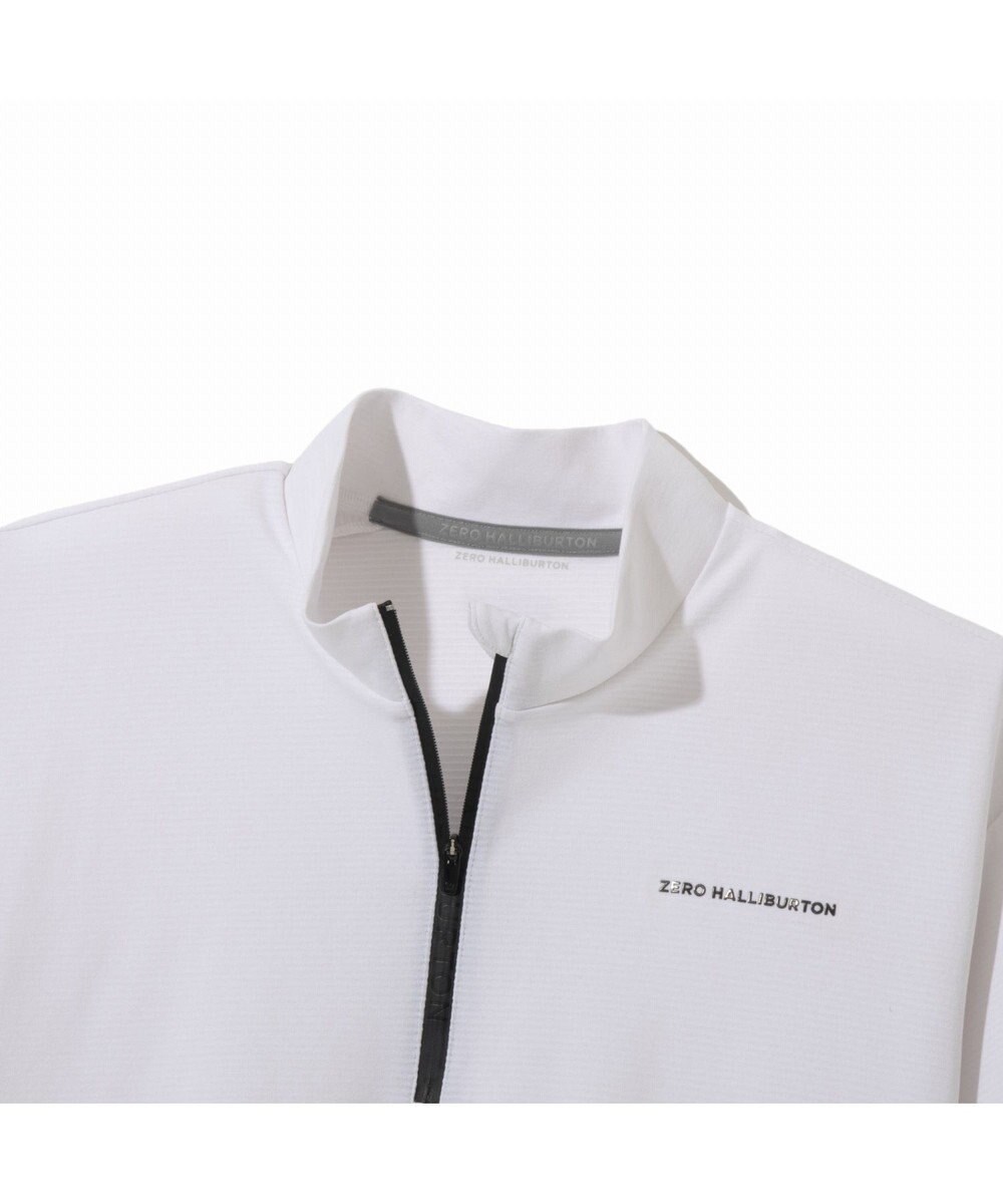 ZERO HALLIBURTON 【吸水速乾・UVケア】 着心地ジッパーモックネックTシャツ ZHG-M5S7b 82953 