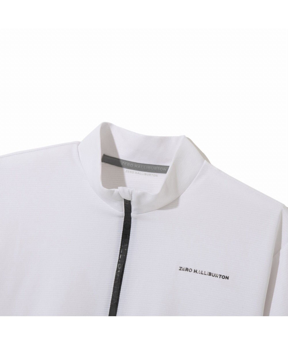 ZERO HALLIBURTON 【吸水速乾・UVケア】 着心地ジッパーモックネックTシャツ ZHG-M5S7b 82953 