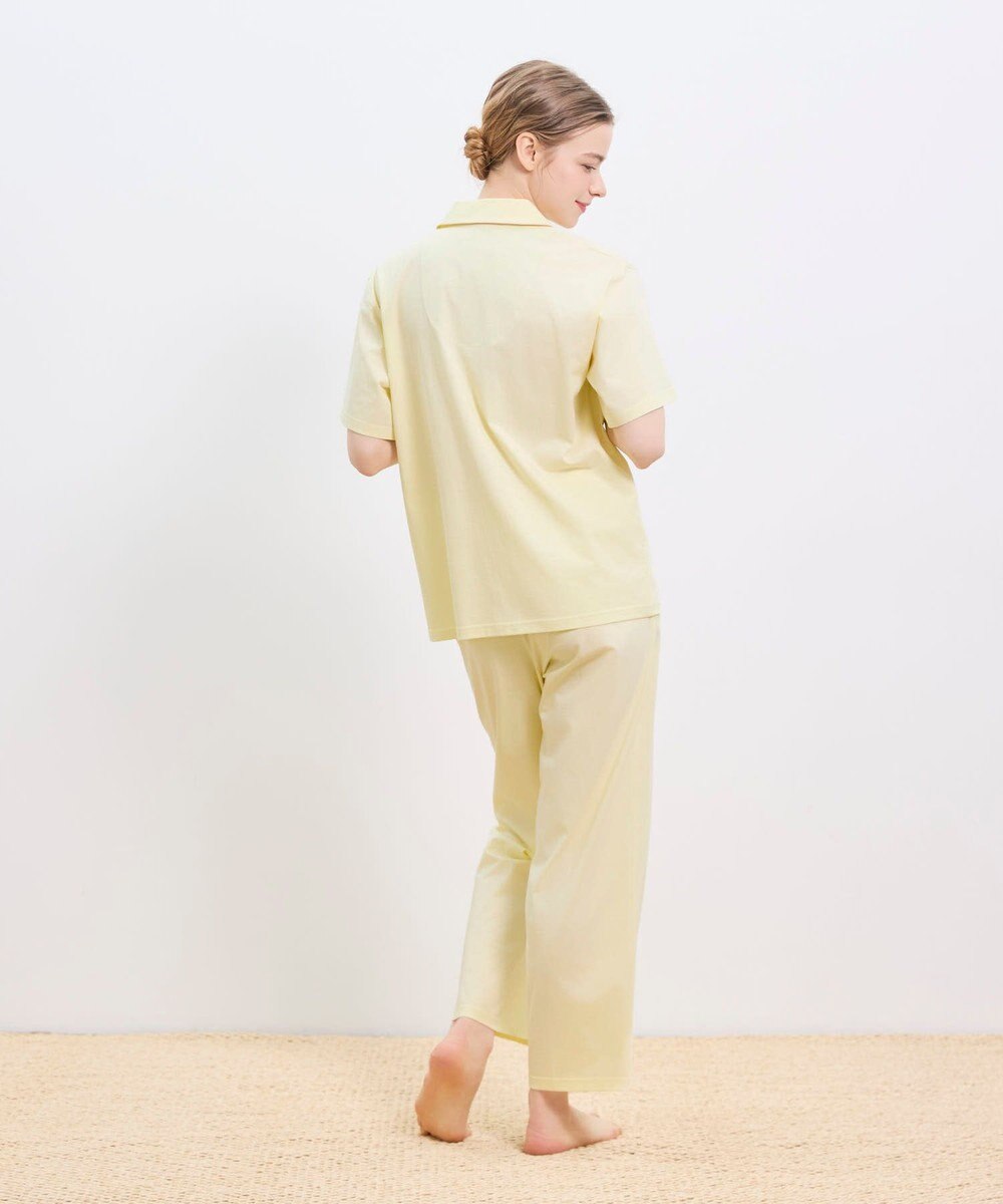 une nana cool 【綿100%】70/2 天竺 半袖開襟パジャマ MADE WITH LIBERTY FABRIC 