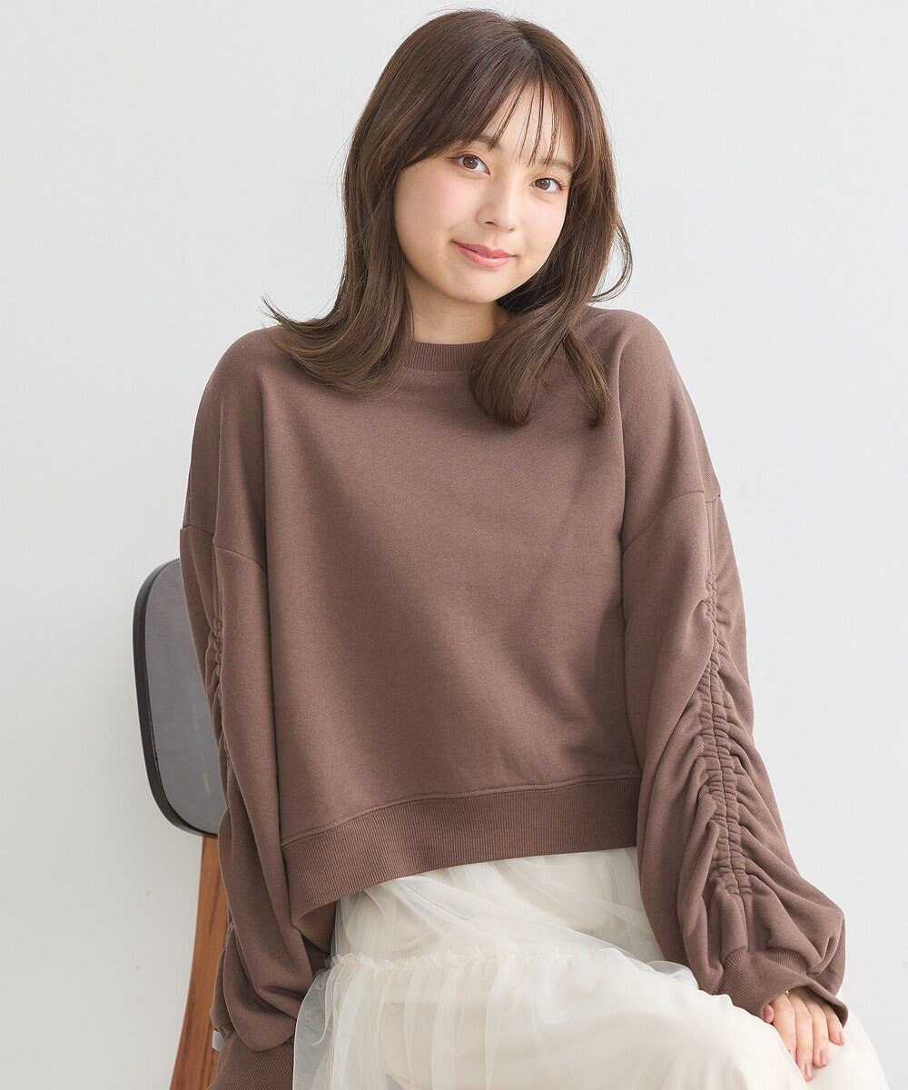 earth music&ecology ドロストスリーブスウェット 