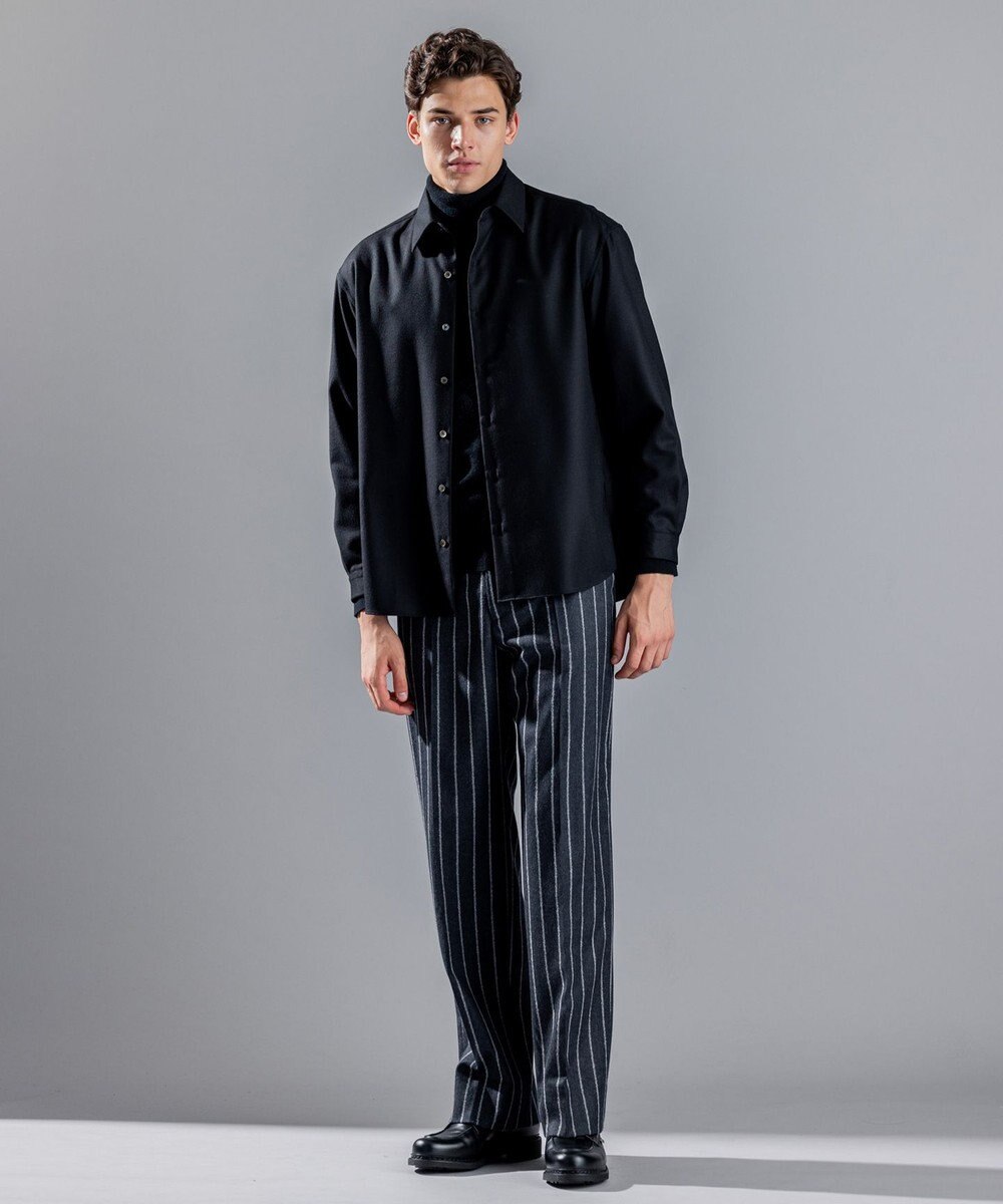 JOSEPH HOMME WOOL CASHMERE TWILL SHIRT 