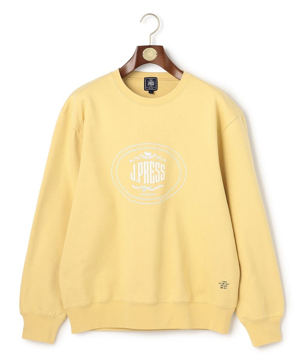 J.PRESS MEN 【J.PRESS ORIGINALS】【UNISEX】Supima Recycle French Terry Orval Logo Sweat Shirt 