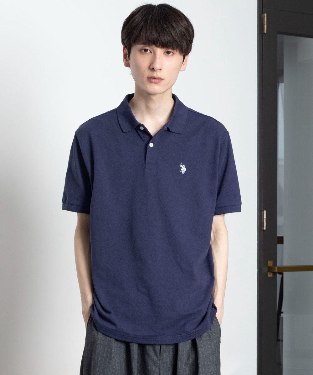 WEGO 【ユニセックス着用ITEM/SMLサイズ展開】U.S. POLO ASSN.別注ポロシャツ 