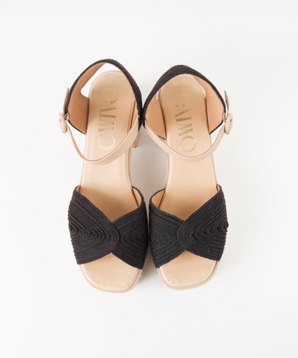 gaimo 【GAIMO/ガイモ】ラフィアクロスサンダル/MARIEVA 