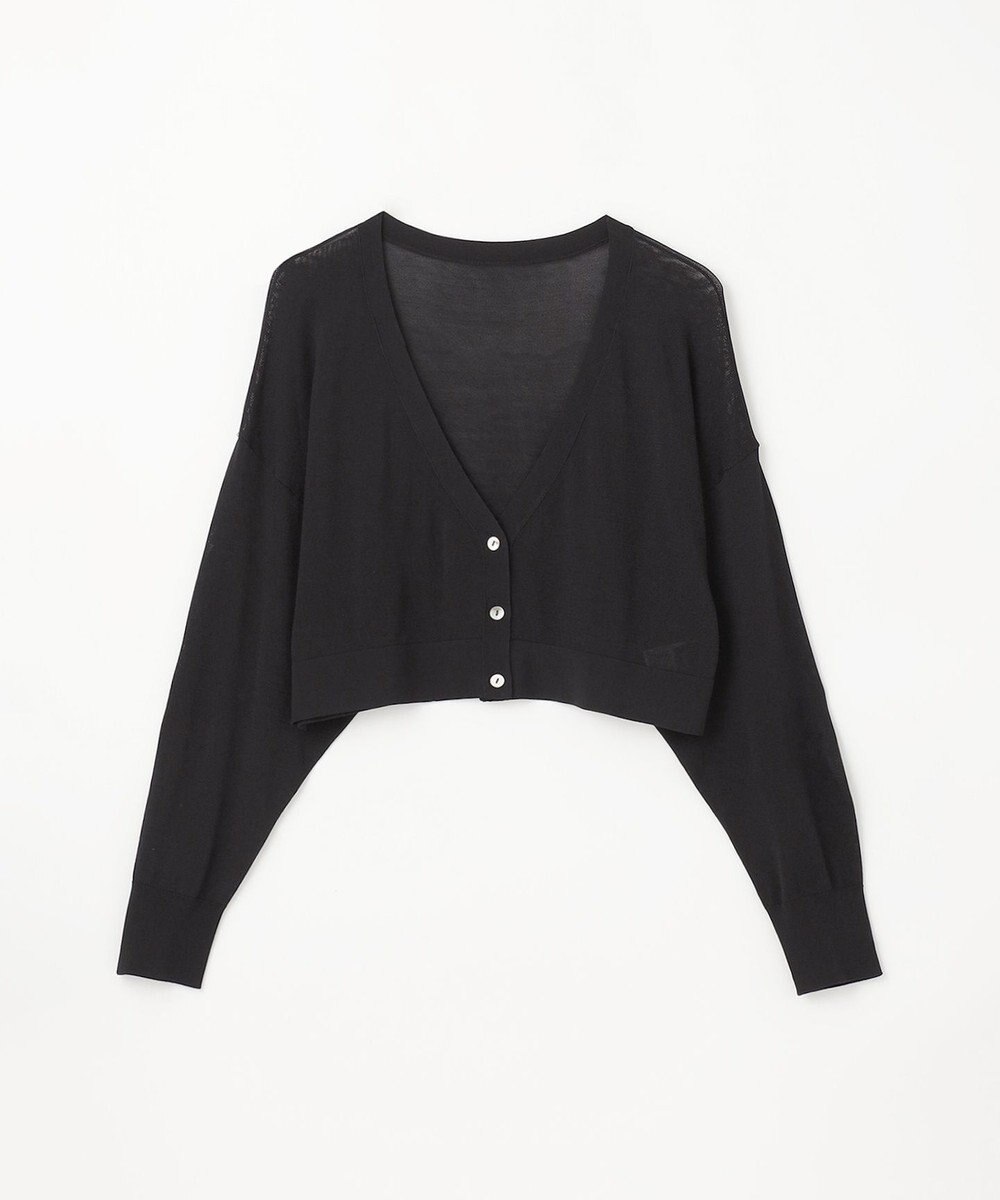 GRACE CONTINENTAL ショートドルマンニットカーディガン 