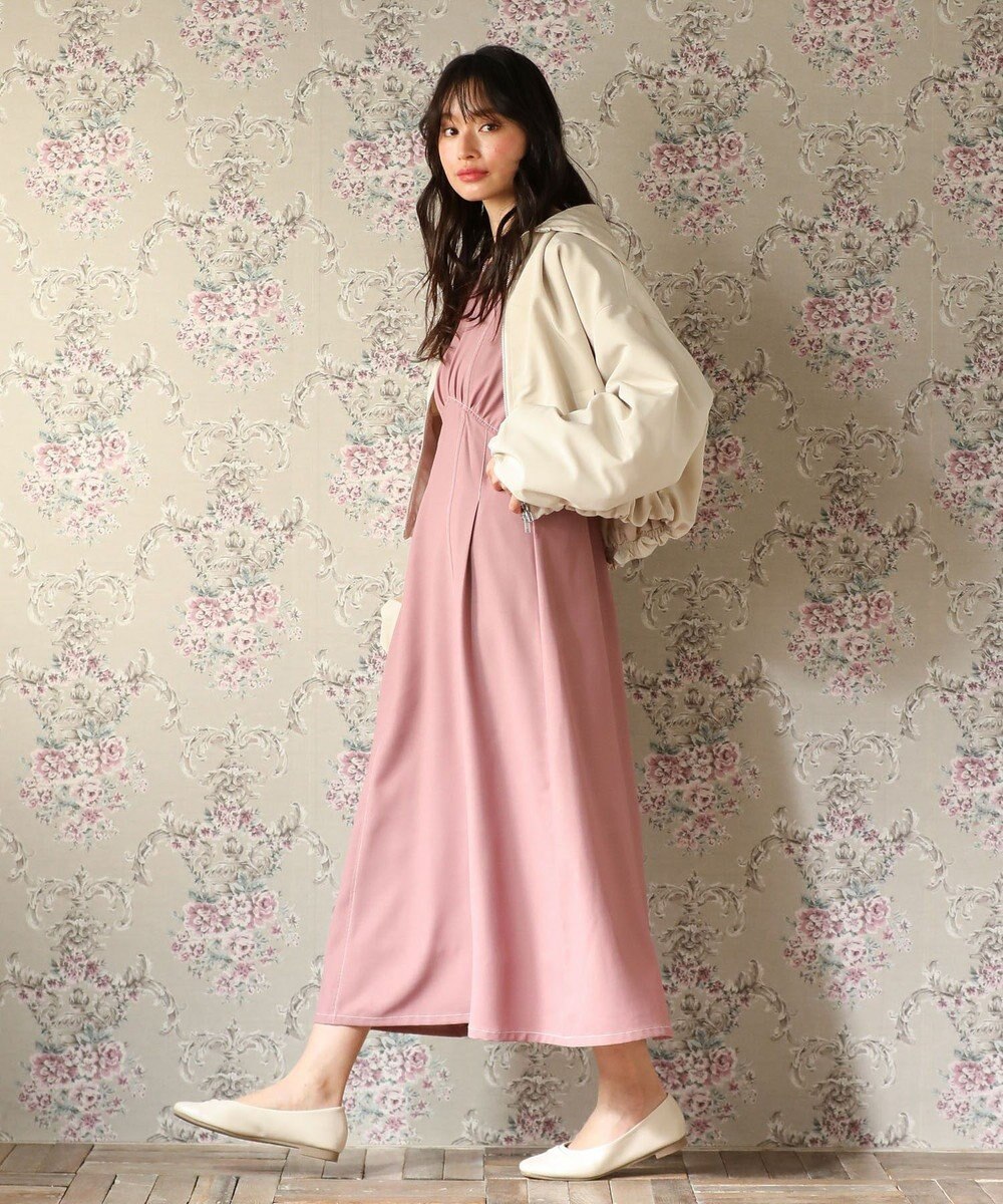 Green Parks ・ＥＬＥＮＣＡＲＥ　ＤＵＥボリュームスリーブワンピー 