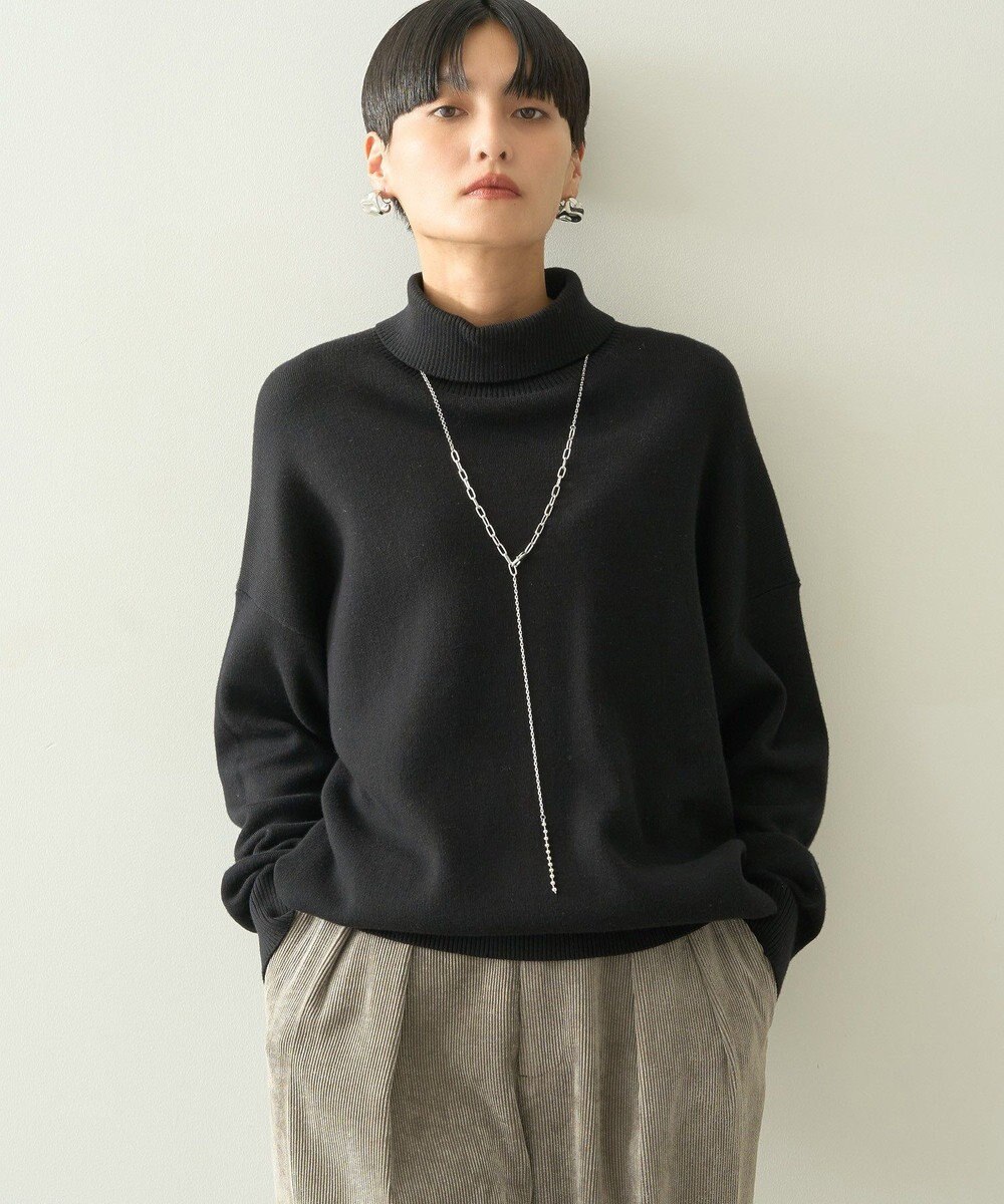 AMERICAN HOLIC ブラッシュヤーンタートルネックニットプルオーバー 