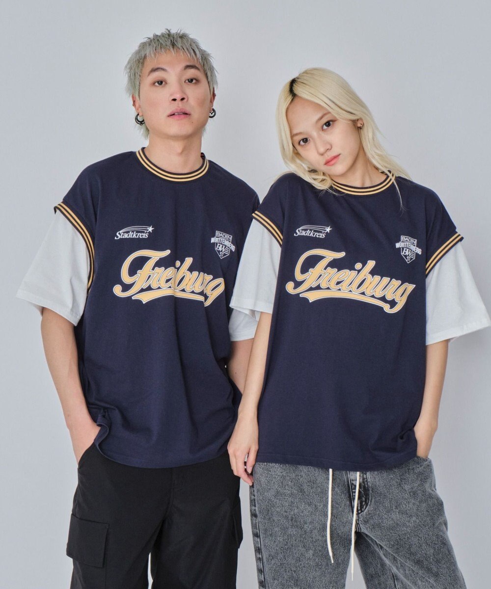 WEGO 【ユニセックス着用ITEM/MLサイズ展開】フェイクタンクグラフィックT（SS） 