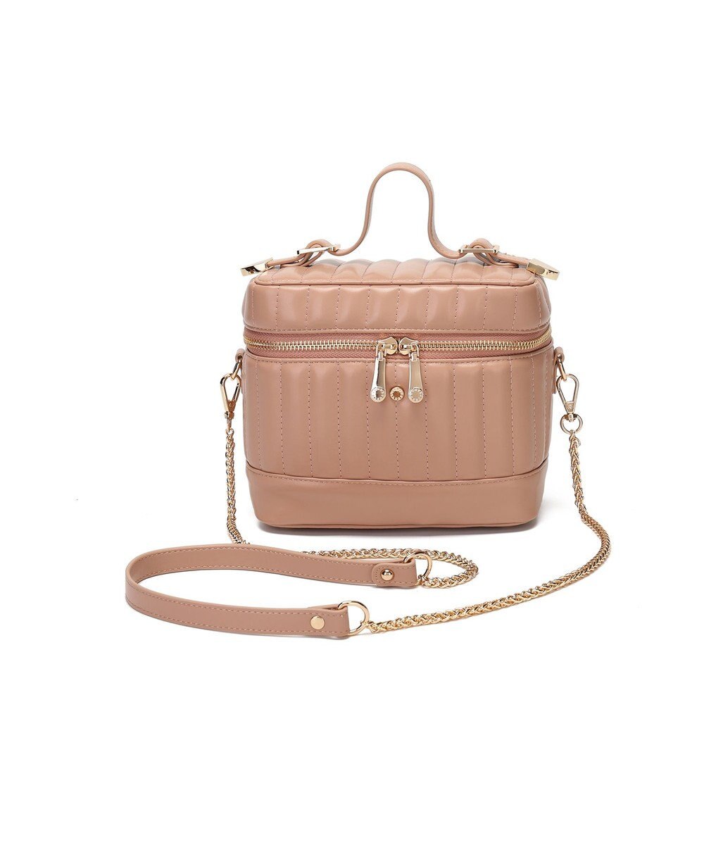 style code 【MERCURYDUO/マーキュリーデュオ】ストライプキルティング　バニティミニショルダーバッグ 