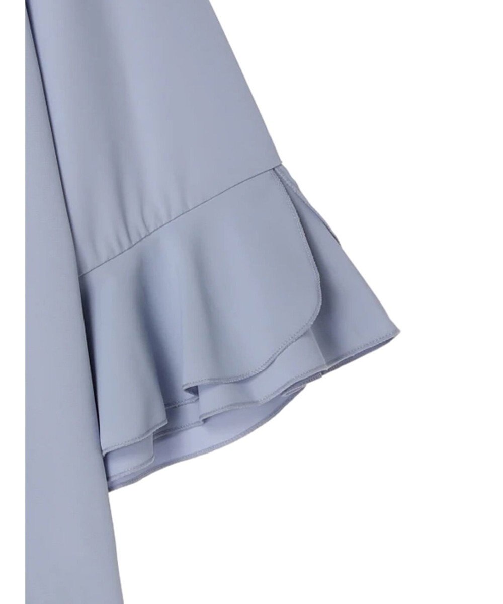 earth music&ecology ラッフル７分袖ブラウス 