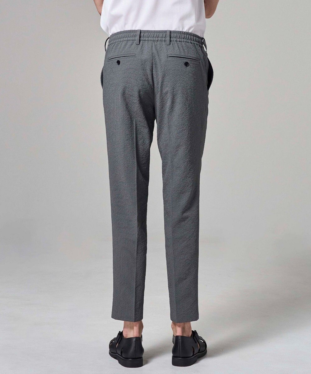 JOSEPH HOMME 【WEB・一部店舗限定】 エアーグリットサッカーストレッチ　ドロスト付テーパードパンツ / PEGG CONVERTIBLE 