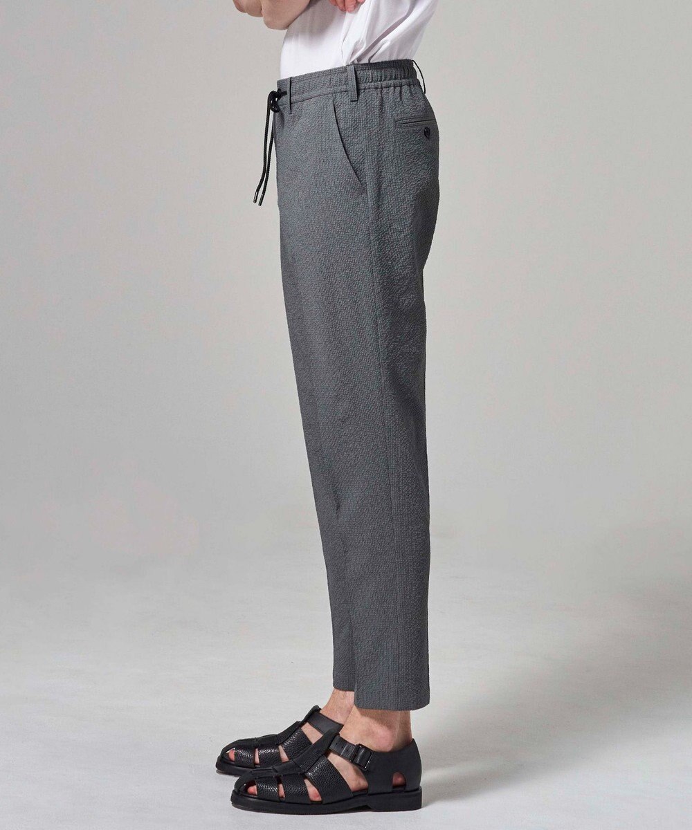 JOSEPH HOMME 【WEB・一部店舗限定】 エアーグリットサッカーストレッチ　ドロスト付テーパードパンツ / PEGG CONVERTIBLE 