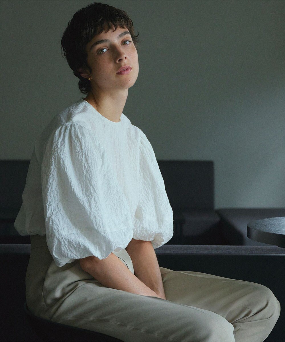 NAVE 【Nave】クラッシュコットン ブラウス 