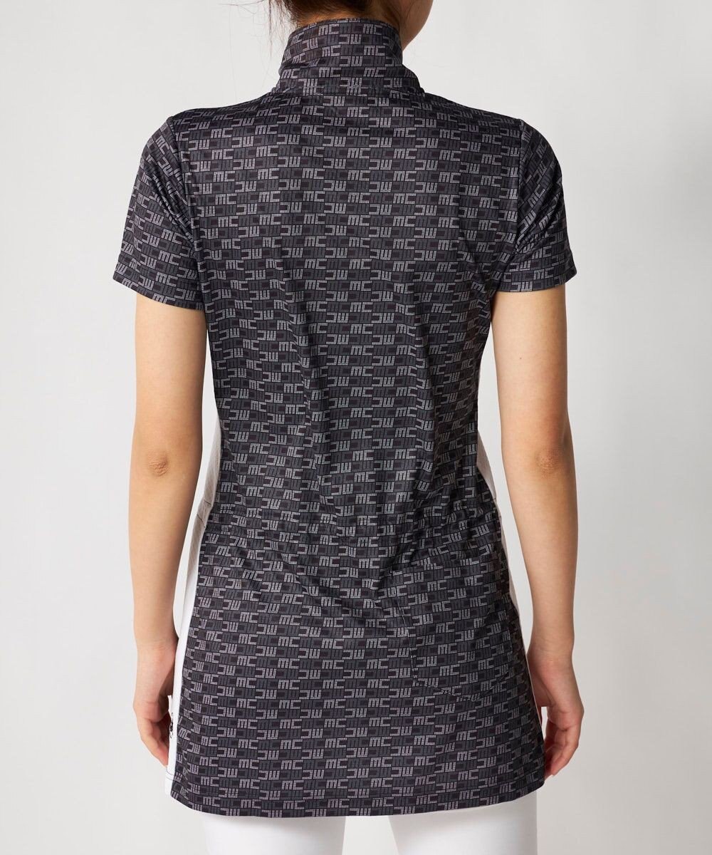 FILA GOLF／marie claire 【Marie claire sports】ロゴ柄ハーフジップチュニック 