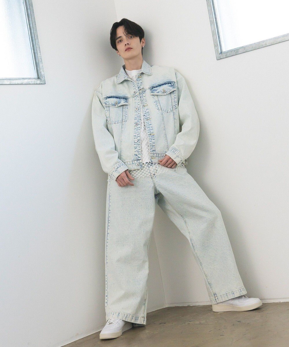 CRAFT STANDARD BOUTIQUE ハイブリーチケミカル加工デニムジャケット 